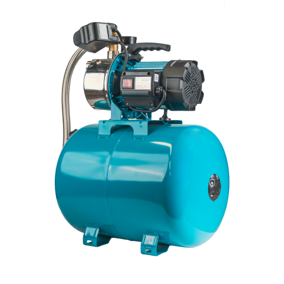 Станция 1.2кВт Hmax 48м Qmax 80л/мин нерж (самовсасывающий насос нерж) 50л Украина LEO (775314/50) Ровно