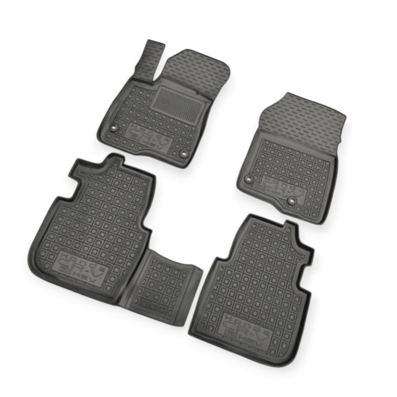 Коврики салона Хонда  CR-V e-HEV (2022-) борт 2,5 см, с перемычкой Мукачево - изображение 1