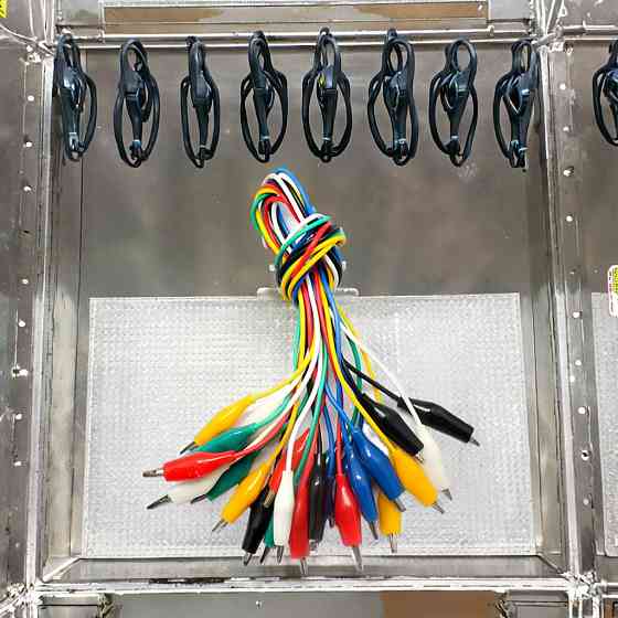 Зажими-крокодили ізоляційні 48 см, 10 шт для тестування Київ