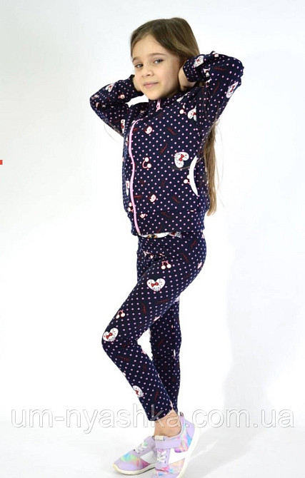 Трикотажний костюм з лосінами р.98 Кривий Ріг - фото 1