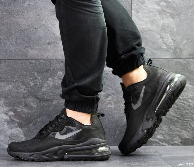 Кроссовки Nike 270 Сеточка Мужские Черные Найк с Амортизацией (размеры: 41,42,43,44,45) Видео Обзор - 53-2 Днепр - изображение 4