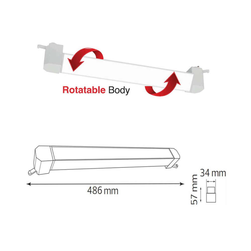 Світильник трековий лінійний CENOVA-30 30W 4200K білий Київ - фото 2