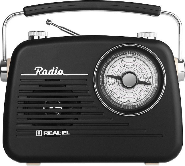 Радіоприймач REAL-EL X-540 Black-Yellow Акумулятор Харьков - изображение 2