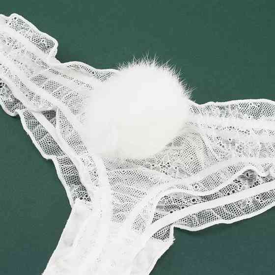 Трусики з хвостиком 42-46 білий Київ