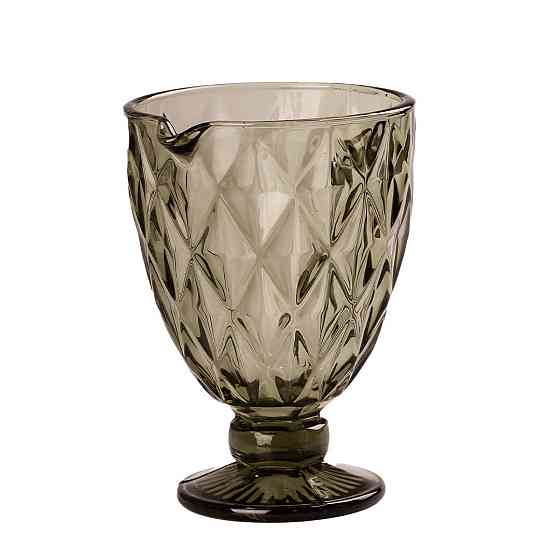 TS Kitchen Глечик для напоїв із товстого скла 1 л гранований зелений HP038GR Киев