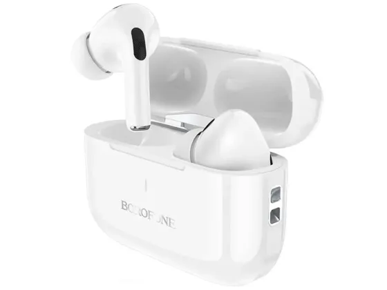 Бездротова гарнітура Double з кейсом Bluetooth Borofone BW59 True працює до 4 годин Київ