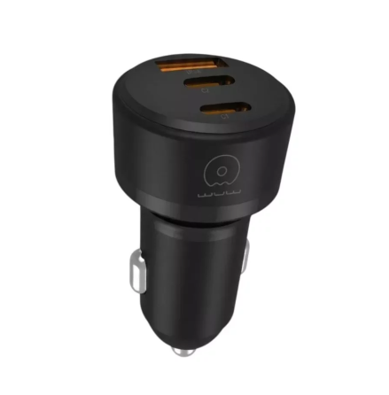Автомобільний зарядний пристрій WUW-C244 USB20W+PD20W+PD15W black Одеса