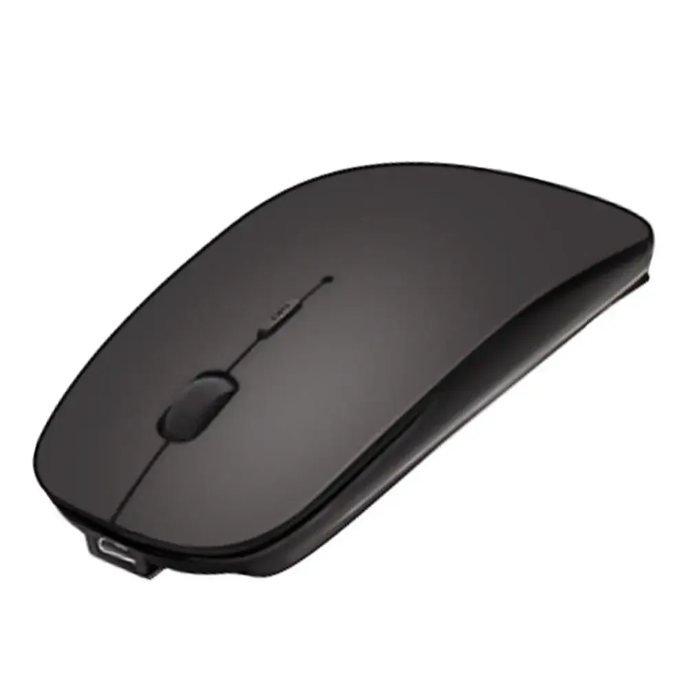 Комп'ютерна бездротова акумуляторна мишка 2.4 ГГц (чорна) Коломия - фото 1