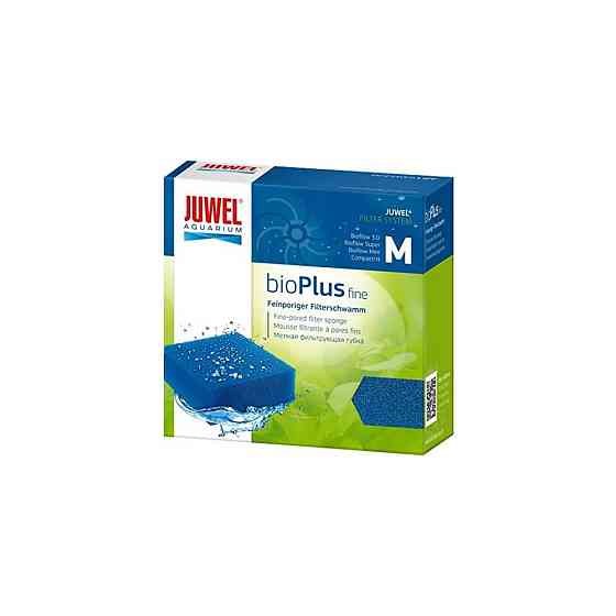 Губка Juwel дрібнопориста для акваріума bioPlus fine M для внутрішнього фільтра Bioflow M Київ