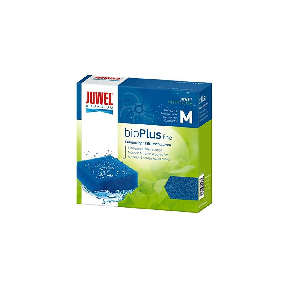 Губка Juwel дрібнопориста для акваріума bioPlus fine M для внутрішнього фільтра Bioflow M Київ - фото 6