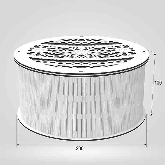 Подарункова коробка EKOSTAR d200 h100 Київ