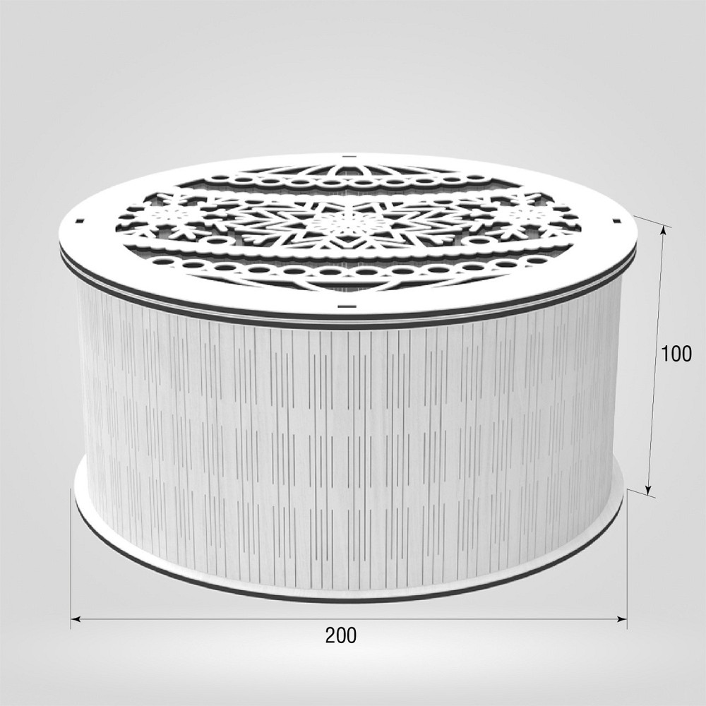 Подарункова коробка EKOSTAR d200 h100 Київ - фото 4