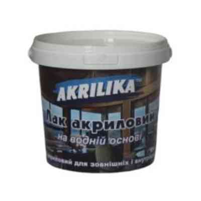 Лак акриловый 1.0кг глянцевый Akrilika Харьков