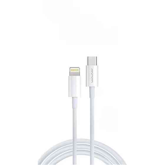 Кабель Type-C - Lightning WUW-X181 PD 20W колір білий 6972573332731 Одеса