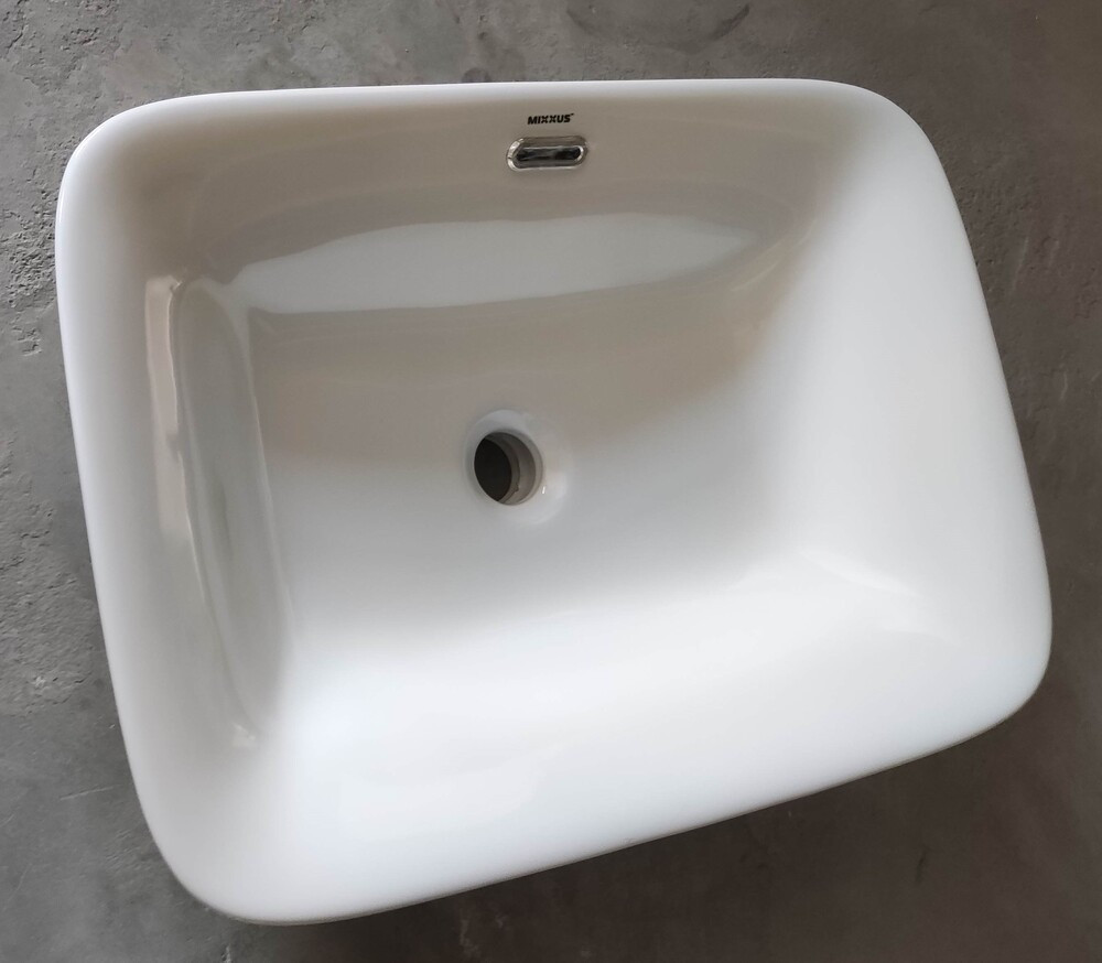 Раковина врізна на стільницю Mixxus Premium STYLE-1601 590х420х180mm з переливом   ( MP6570 ) 39576 Харків - фото 6