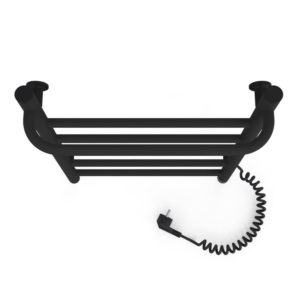 Електрична рушникосушка Laris Зебра ПРАЙМ ЧКФ6 400Х600 Е чорна S3 П/П Київ - фото 4