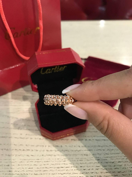Cartier каблучка  у рожевому золоті Одеса - фото 1