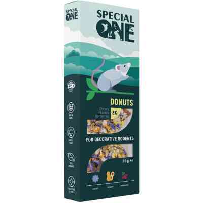 Витамины для грызунов Special One "Цикорий, арахис, барбарис" 60 г (4823082425228) Винница