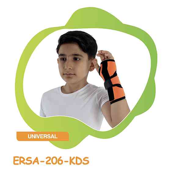 Бандаж детский неопреновый для фиксации запястья Orthopoint ERSA-206-KDS универсальный размер Каменец-Подольский