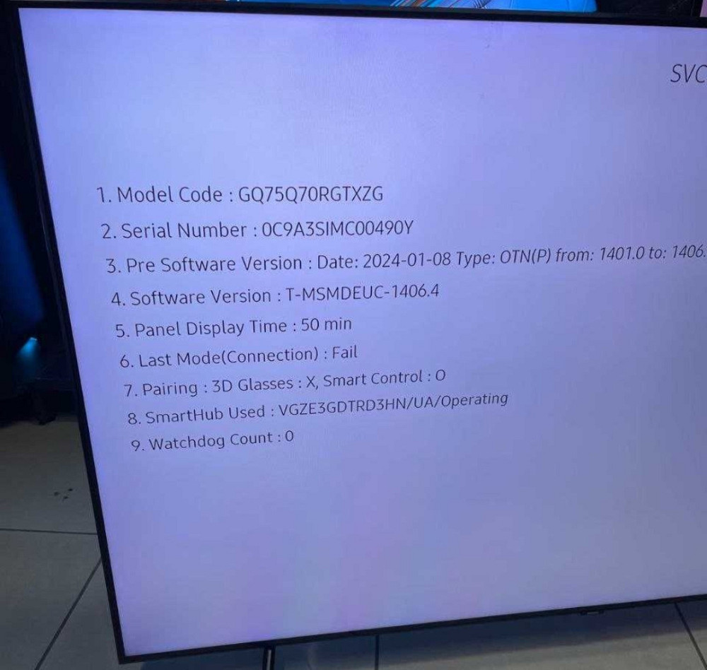 Телевизор Безрамный: 75