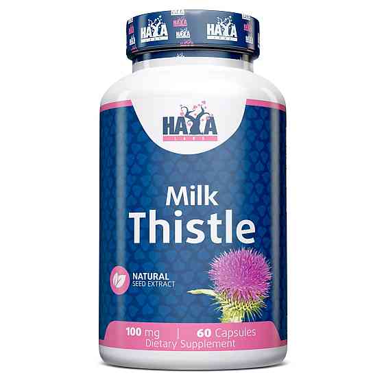 Расторопша Haya Labs Milk Thistle 100mg 60 caps Луцк
