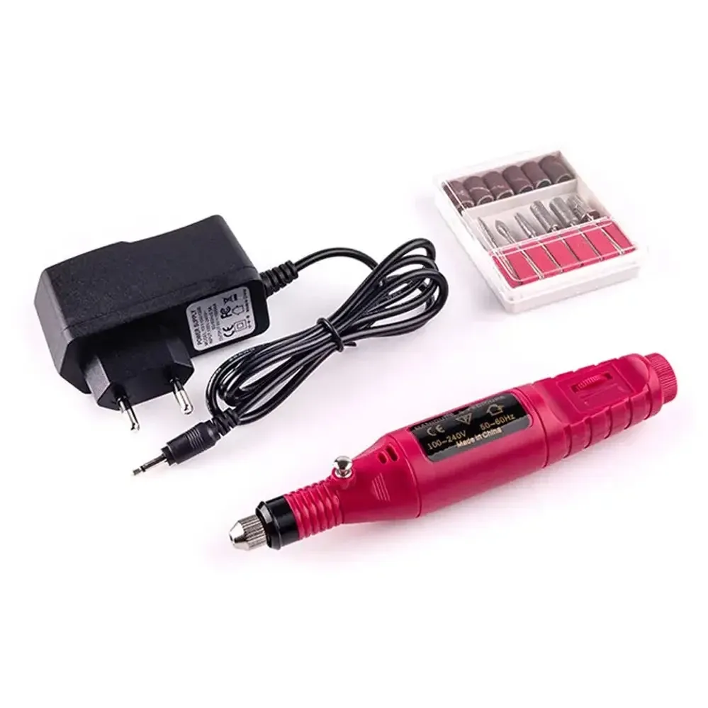 Фрезер - ручка для маникюра бытовой 20000 оборотов. Цвет красный. Киев - изображение 2