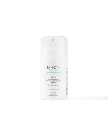 Крем легкая формула с фитоэстрогенами SPF 15 для зрелой кожи, TanoYA 50 мл Днепр