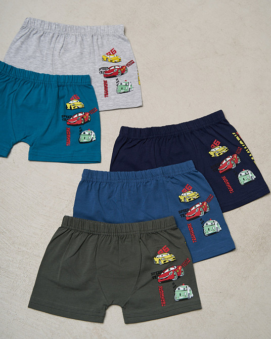 Боксеры подростковые однотонные - сбоку надпись. Набор из 5 шт. Nicoletta 41384 Киев - изображение 2