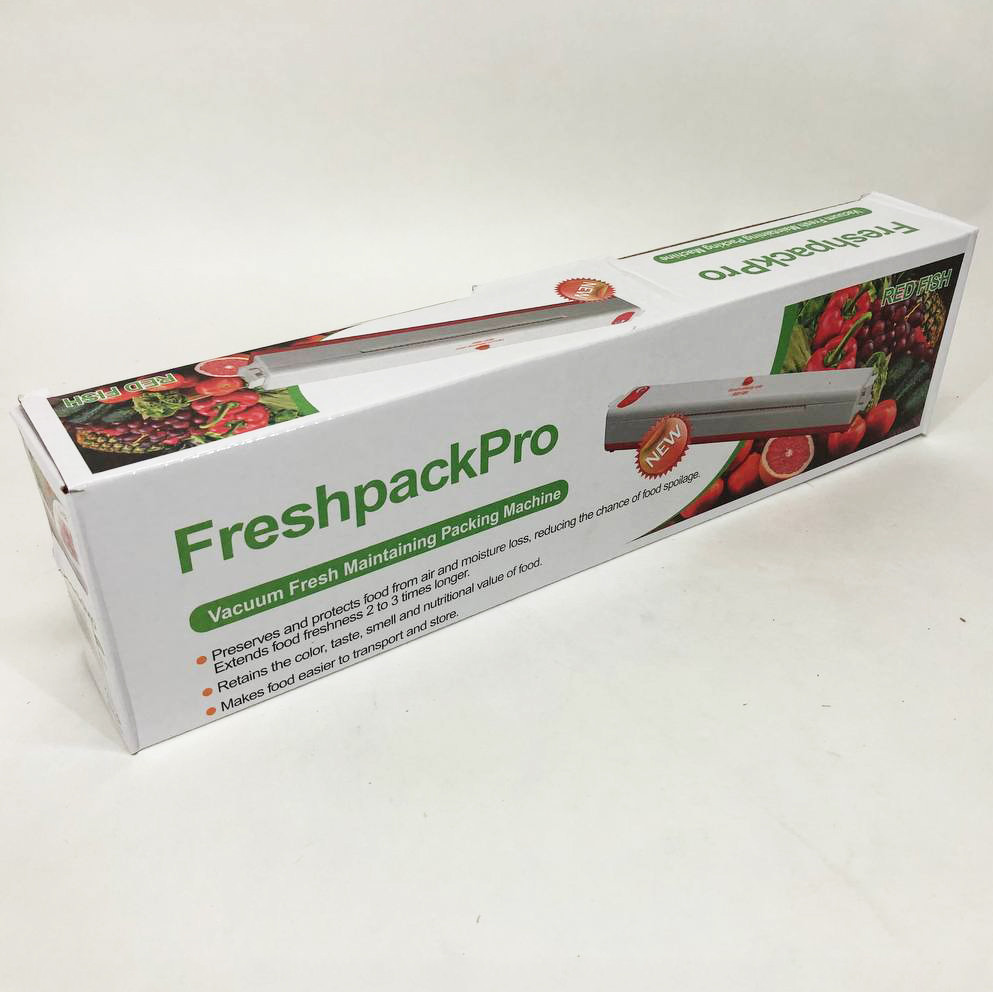 Вакуумні машини для продуктів Freshpack Pro оранжевый, Прилад для пакування їжі, Вакууматор домашній AP-80 Львів - фото 2