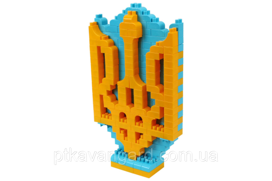 Конструктор блочний Герб України 203 деталі Technok Toys 0129 Хмельницький
