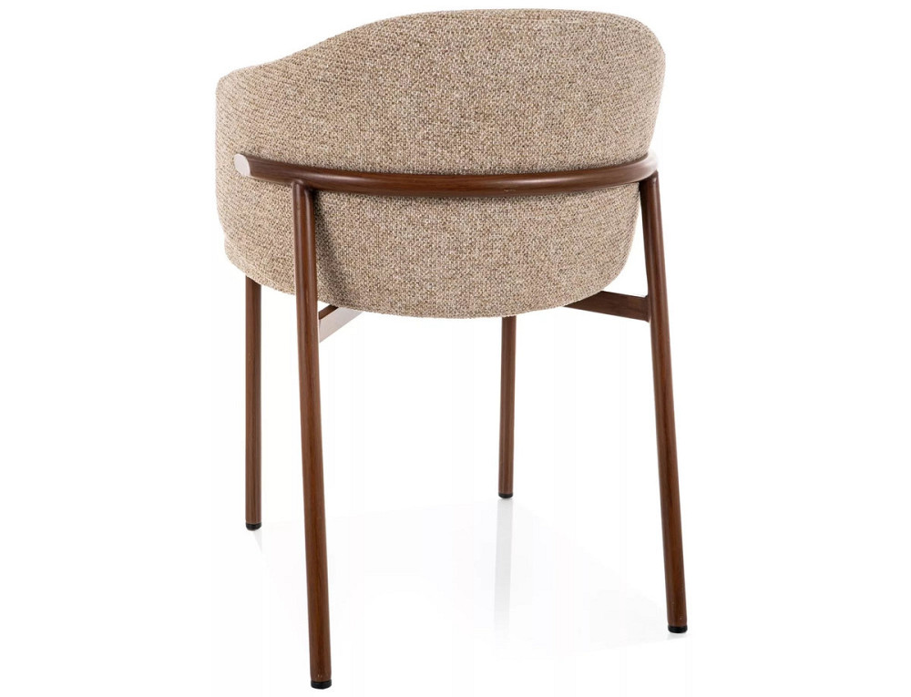 Стілець OSAKA D горіх метал/беж TAP.253 Днепр - изображение 3