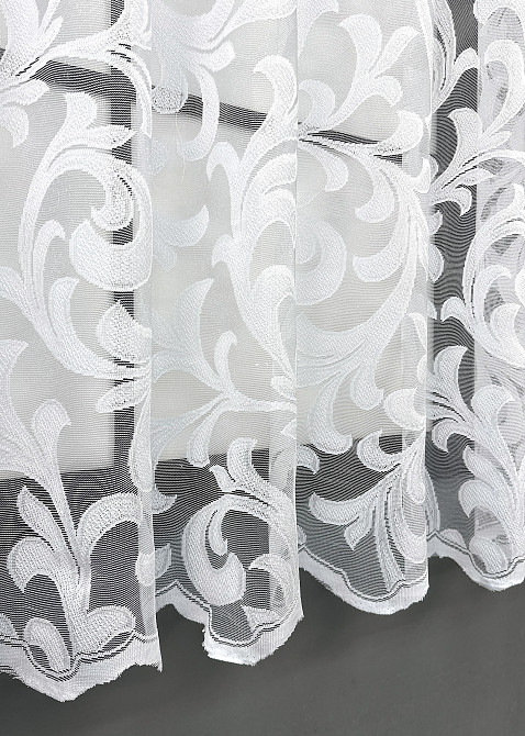 Тюль жакард VR-Textil № 1597т Арка на кухню колір білий 200х150 см (53-0277) Київ - фото 6