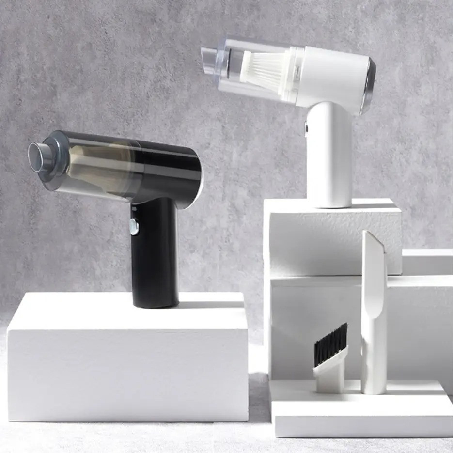 Пилосос автомобільний 120 Вт. Акумуляторний, портативний безпровідний ручний пилосос в автомобіль, білий Кам'янець-Подільський - фото 4