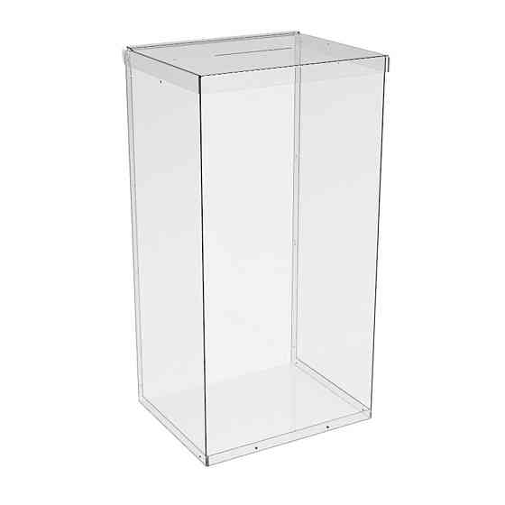 Ящик EKOSTAR без замка для пожертвований и сбора денег 250x200x480. Объем 24 литров Киев