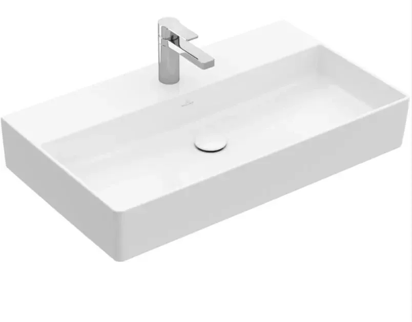 Раковина  Villeroy&Boch Momento 2.0 80X47 Graphite Ceramicplus (4A228GI4) Київ - фото 1