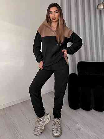 Женский теплый костюм двухцветный Одесса