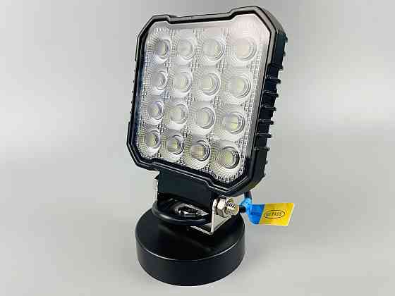 Фара квадратна (64 led діода) IP67 led chip 3030, алюмінієвий корпус, кріплення Мукачево