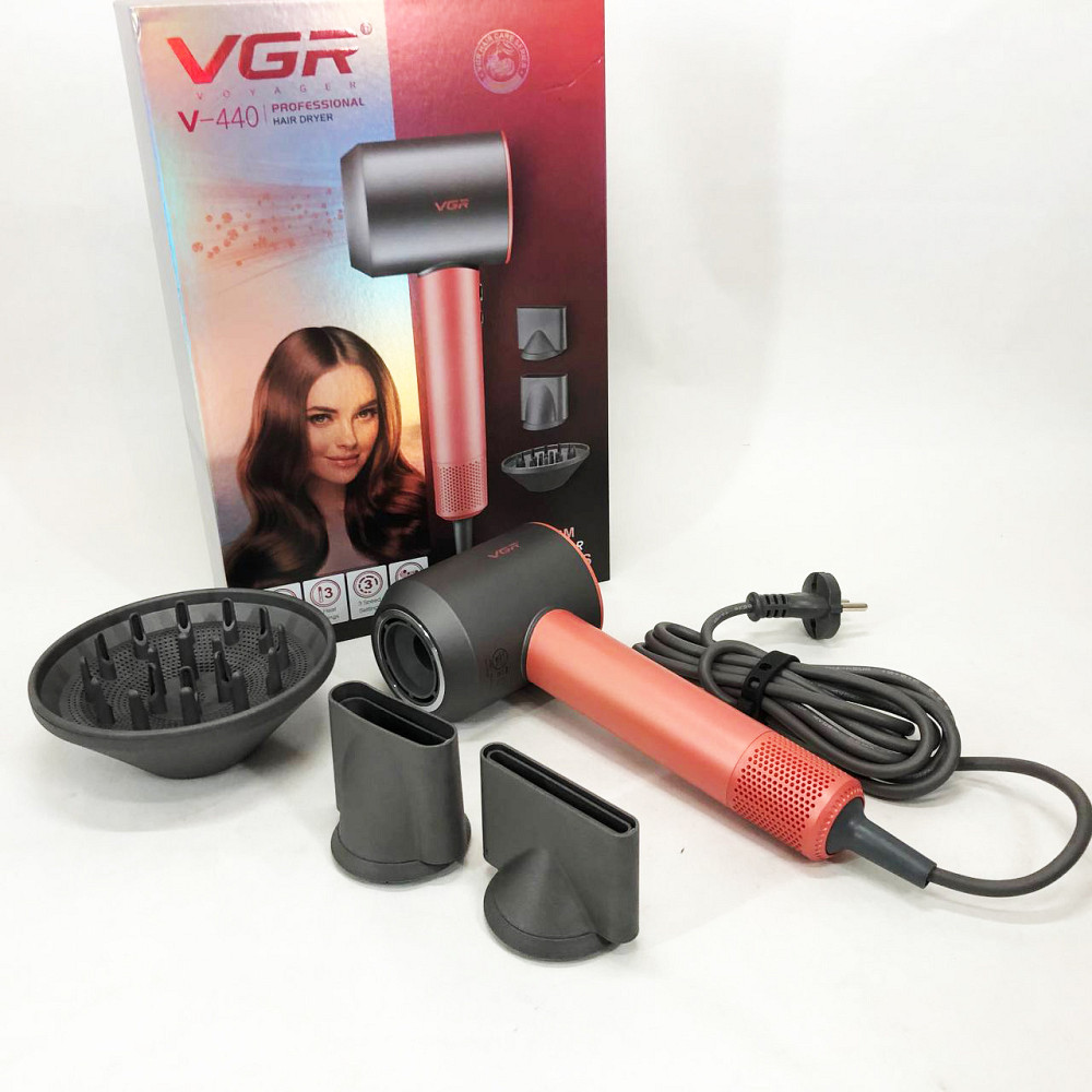 Хороший фен для волосся VGR V-440, Фен для волосся з холодним режимом Хороший потужний CE-46 Львів - фото 1