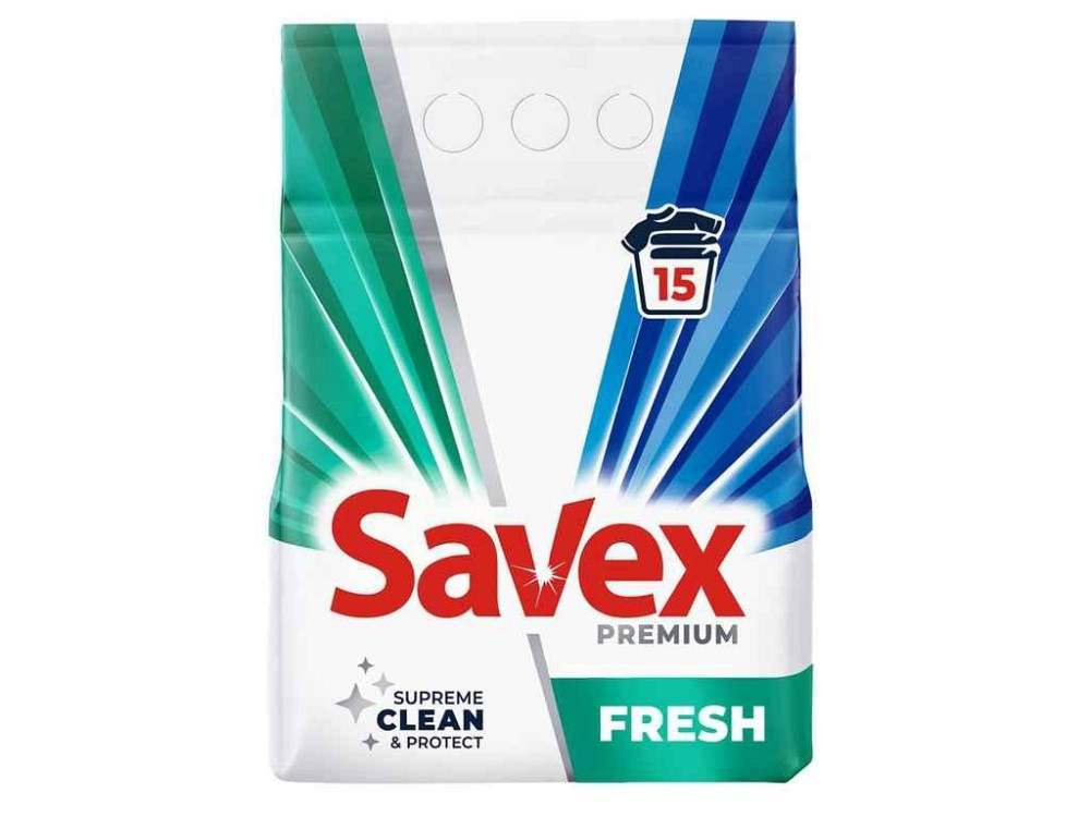 Пральний порошок 2,25кг Premium Fresh ТМ Savex Київ - фото 1
