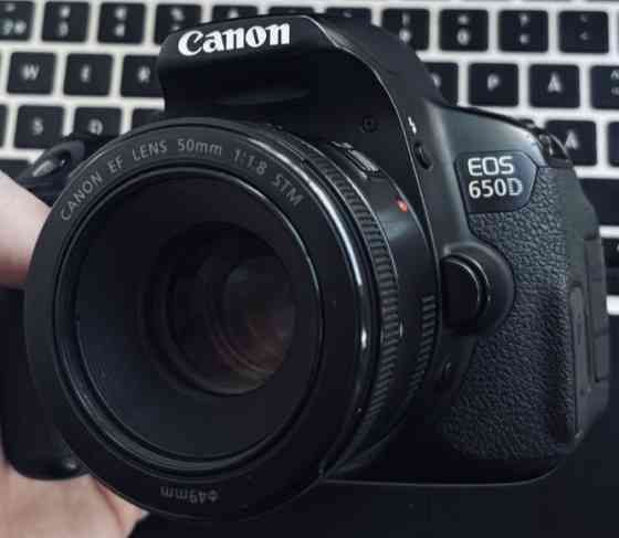 Фотоаппарат Камера Canon 650d + 50mm. 1.8stm. Киев