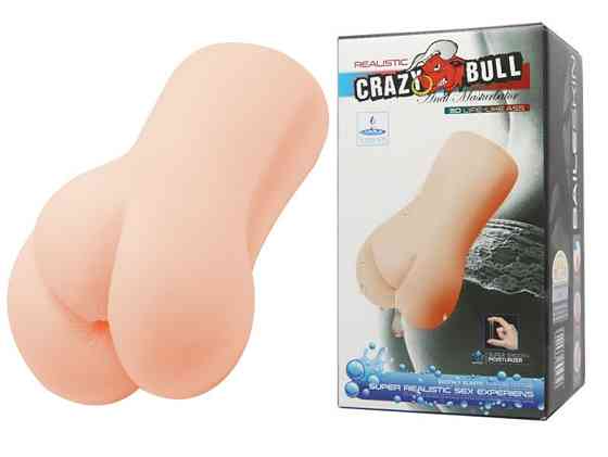 Мастурбатор-анус Crazy Bull - Realistic 3D Life-Like ASS Water lubricant, BM-009194K Sex Aura Киев