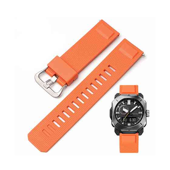 Ремінець для Casio Pro Trek PRW-6900Y Orange SI SBR Київ