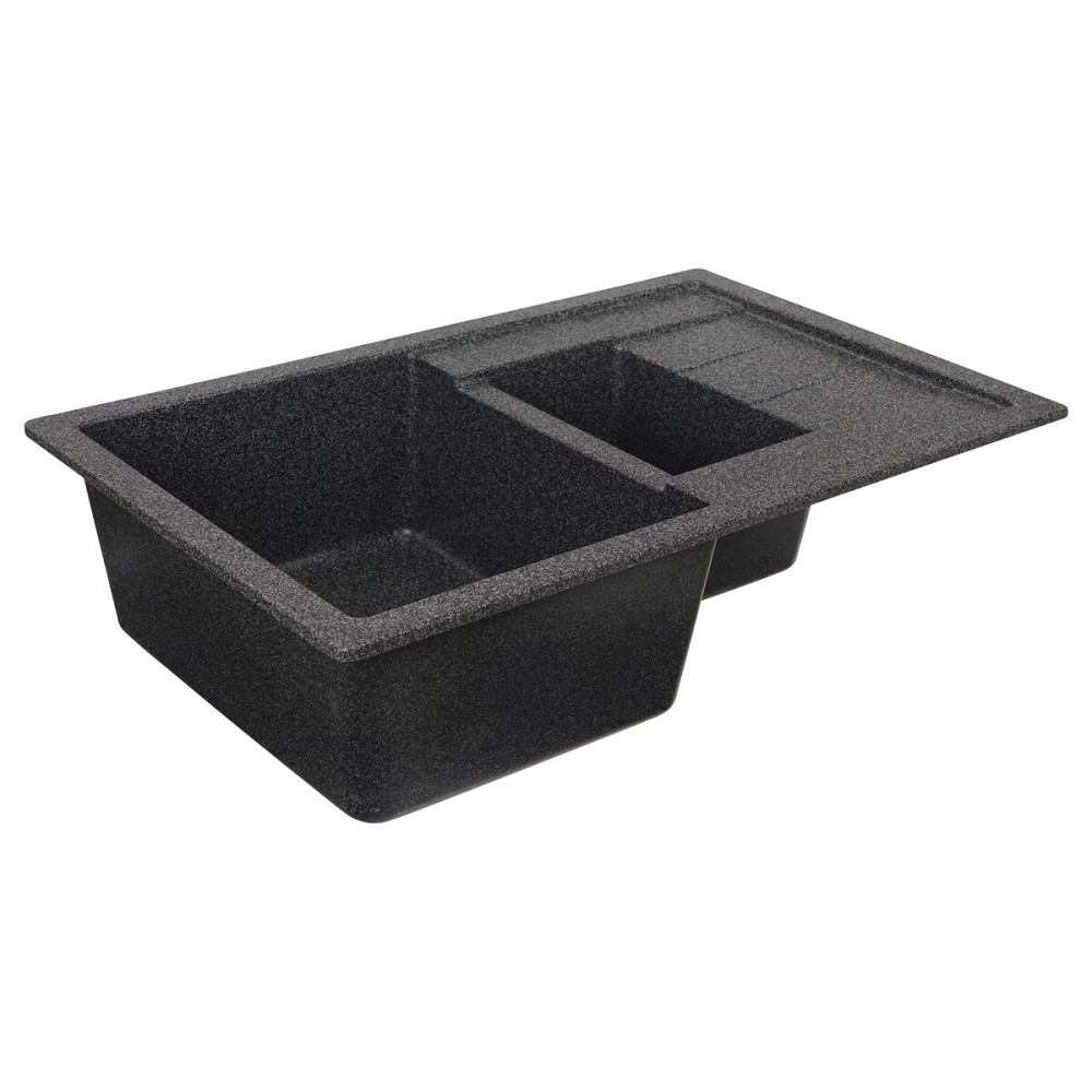 Гранітна мийка для кухні VALESO TOSKANA 7850W матова Графіт Коломыя - изображение 5