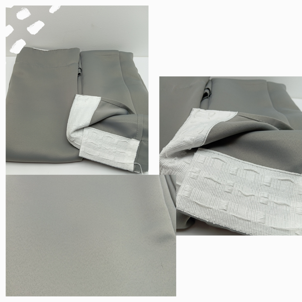 Штори тканинні сірі 173 см х 138 см 2шт 26768 Луцьк - фото 1