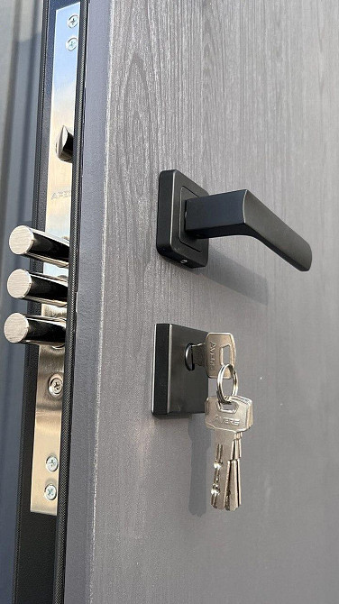 Вхідні двері ТАРІМУС Дверна Індустрія "Надійна Black" Київ - фото 4