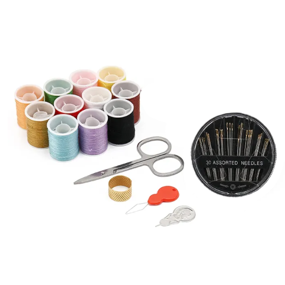 Набор для шитья, нитки иголки и аксессуары для шитья, в голубом цвете Каменец-Подольский