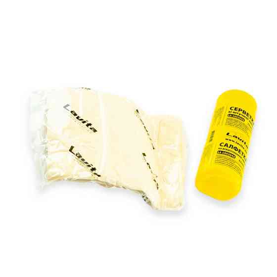 Серветка вправний. замша в тубі (42х32) жовта (мала) проти. Мукачево