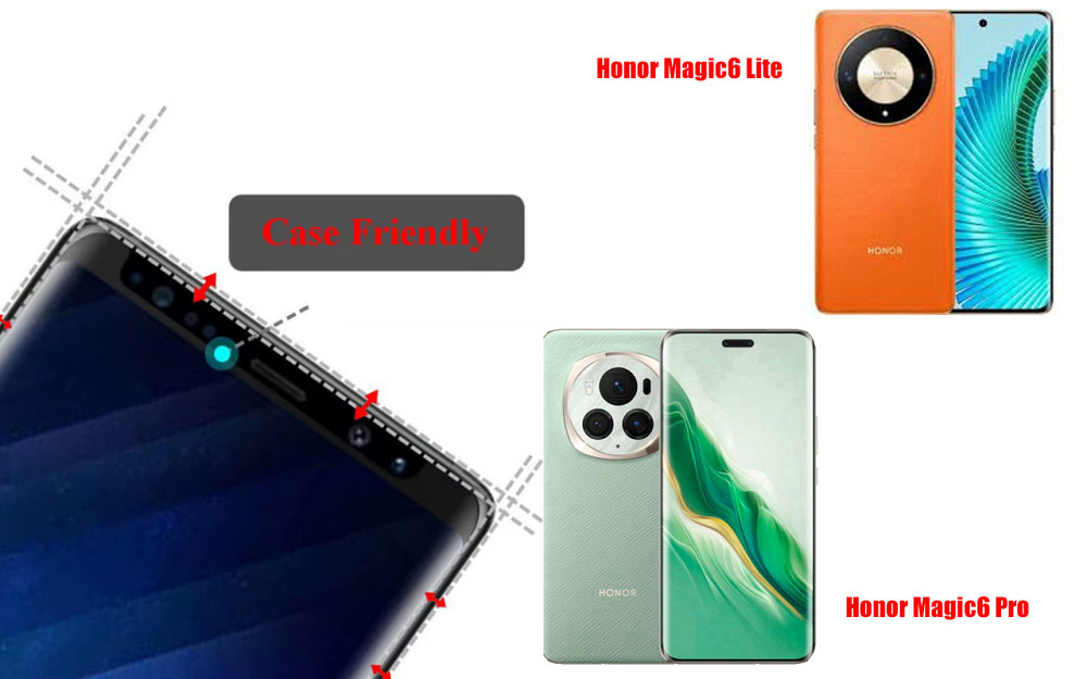Захисне скло HyperGlass Pro для Honor Magic6 Lite, Honor Magic6 Pro – максимальна чутливість та захист Київ - фото 4