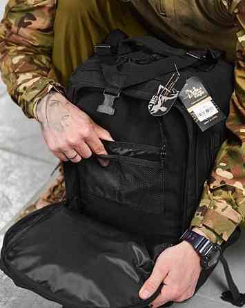 Рюкзак тактичний 50 л MOLLE чорний M-Tac. Харків