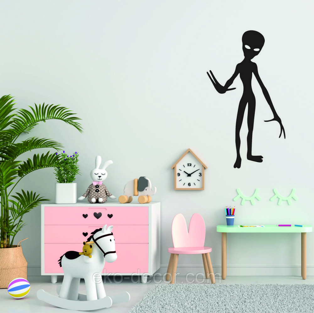 Декоративное настенное Панно «НЛО», Декор на стену 70*39 см, Черный Киев - изображение 7